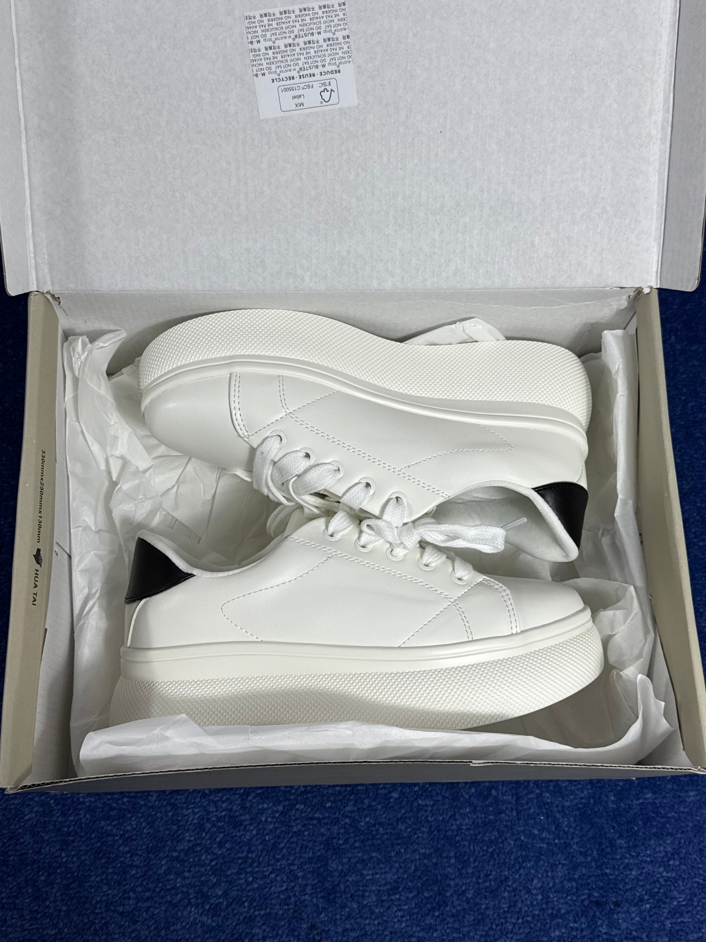 BUTY EVEN & ODD PLATFORM WHITE R.38