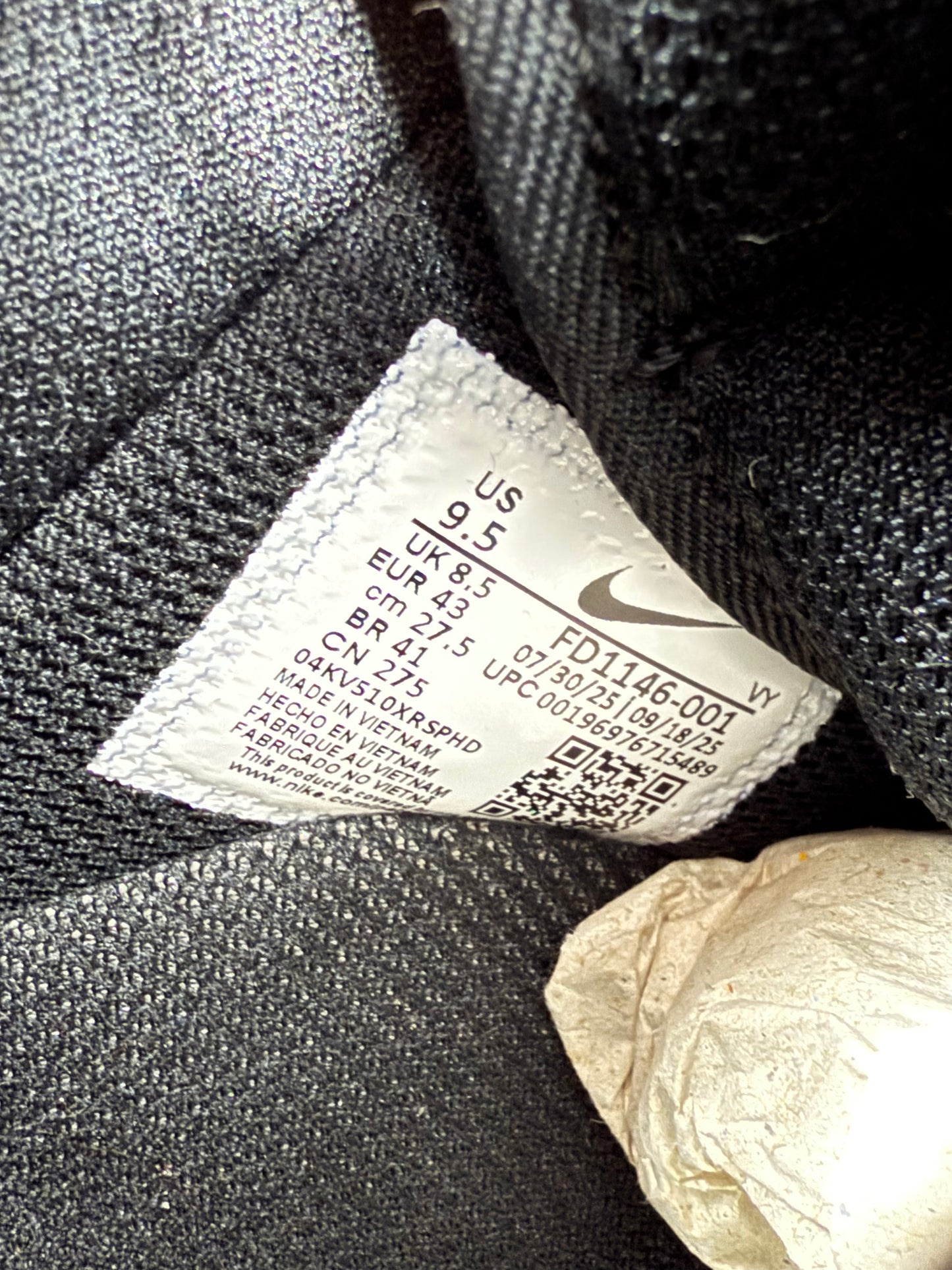 BUTY NIKE AIR FORCE 1 BLACK R.43