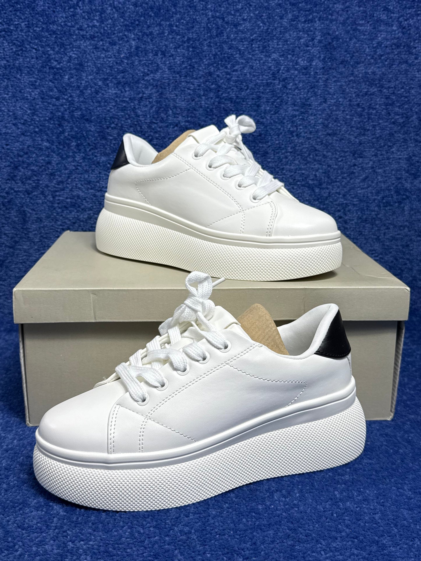 BUTY EVEN & ODD PLATFORM WHITE R.38