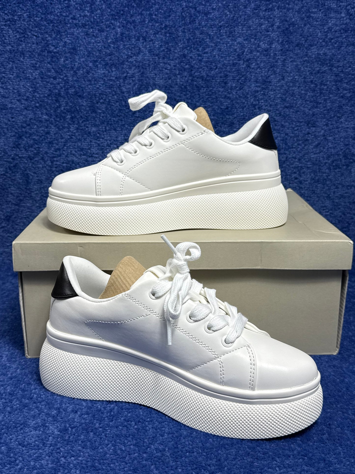 BUTY EVEN & ODD PLATFORM WHITE R.38