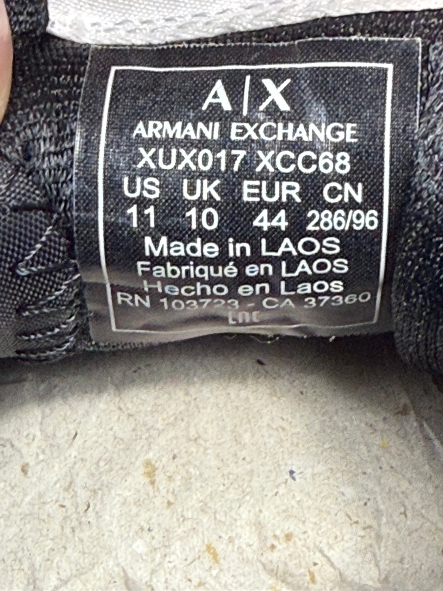 BUTY ARMANI EXCHANGE XUX017 R.44