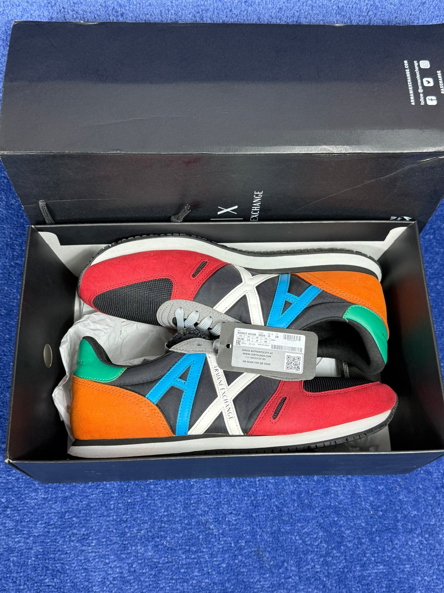 BUTY ARMANI EXCHANGE XUX017 R.44